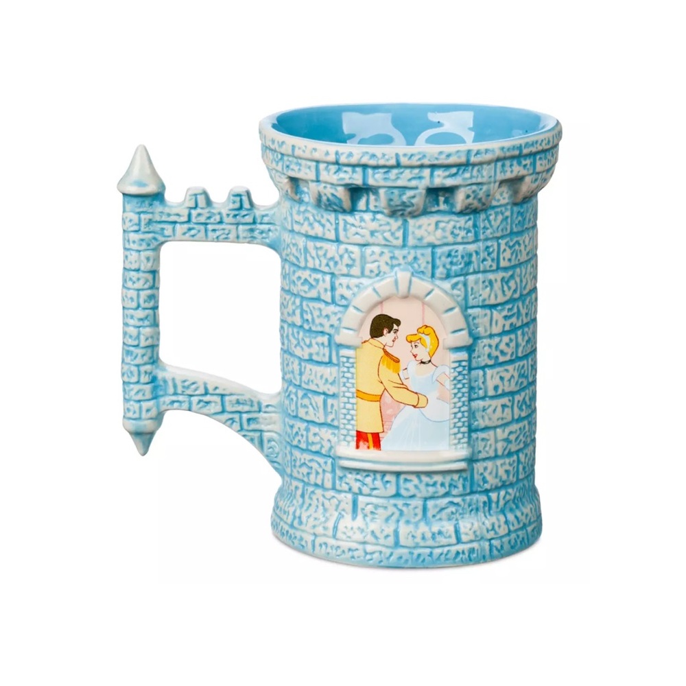 Disney Cinderella 70th Anniversary Blue Castle Mug NWOT - Picture 2 of 12